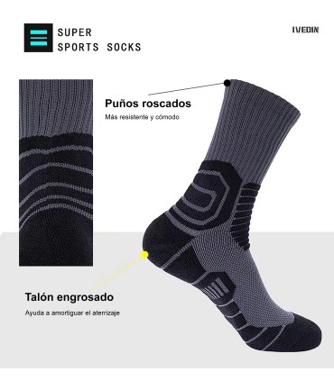 Calcetines de baloncesto – Packs y pares individuales | IVEDIN