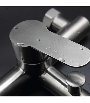 Grifo Bañera-Ducha LH-9105 | Monomando | Acero inoxidable 304 | Núcleo Cerámico