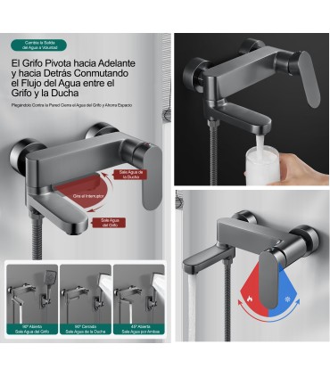 Colonne Douche-Baignoire LH-999+KIT | Cuivre Massif | Monocommande | Cœur Céramique