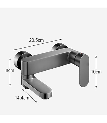 Shower-Bathtub Column LH-999+KIT | Solid Copper | Single Lever | Ceramic Core