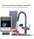 Robinet Cuisine Affichage Température LH-232 | Cuivre Massif | Extraible | Monocommande et 3 Modes Eau