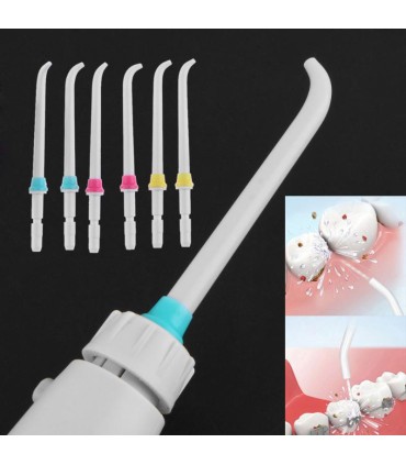 Irrigatore Dentale Standard | Senza Batterie né Elettricità | Pressione Rubinetto | Getto Lineare, Illimitato e Silenzioso