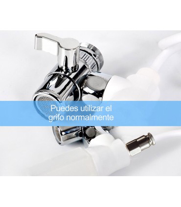 Standard Dental Irrigator with Rinse Reservoir | No Batteries or Electricity | Uses Tap Pressure | Unlimited Jet