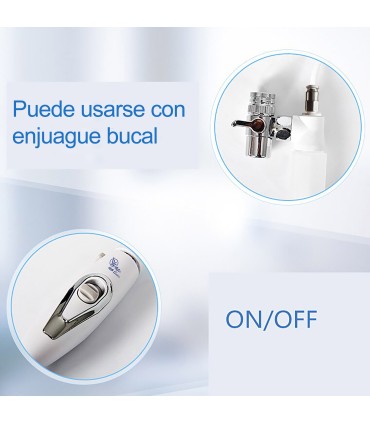 Standard Dental Irrigator with Rinse Reservoir | No Batteries or Electricity | Uses Tap Pressure | Unlimited Jet