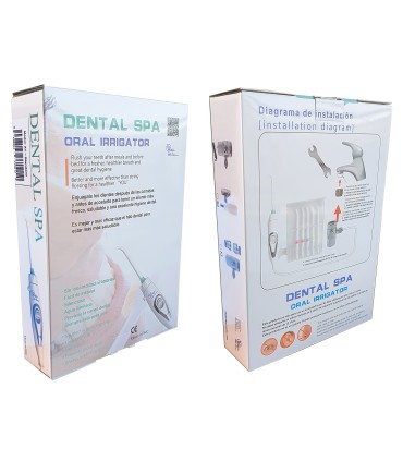 Irrigador Dental Standard com Reservatório Enxaguante | Sem Baterias ou Eletricidade | Pressão Torneira | Jato Ilimitado