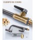 Kitchen Faucet Cascada LH-188 | Solid Copper | Pull-Out 3 Water Modes