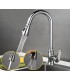 Rubinetto Cucina LH-118 | Ottone Antibatterico | Bocca Estraibile 3 Modi