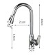 Rubinetto Cucina LH-118 | Ottone Antibatterico | Bocca Estraibile 3 Modi