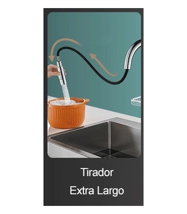 Kitchen Faucet LH-123 | Shelf Rack | Copper Single Lever 2 Ways | Pull-Out 2 Modes