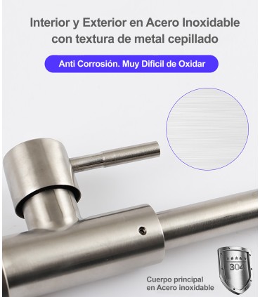 Kitchen and Basin Faucet LH-119 | Monocommand Dual Water System in Stainless Steel 304 | 360º Rotation