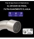 Keuken- en wastafelkraan LH-119 | Enkelhandkraan met twee waterwegen in roestvrij staal 304 | 360º draaiing