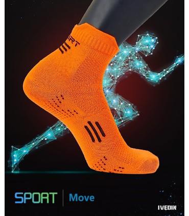 Unisex Thin Short Sports Socks | Highly Breathable Combed Cotton | One Size 35–42 EU