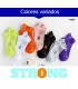 Thin Unisex Ankle Sports Socks | Combed Cotton | One Size 35–42 EU