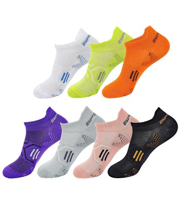 Thin Unisex Ankle Sports Socks | Combed Cotton | One Size 35–42 EU