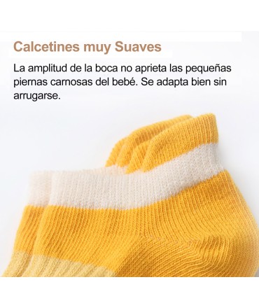 Anti-Slip Ankle Socks for Babies | Fun Colors | 0 Months to 5 Years