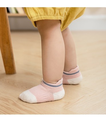 Halkskyddade Baby Ankelstrumpor | Roliga Färger | 0 månader till 5 år