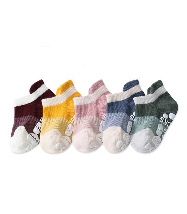 Calzini Caviglia Antiscivolo per Neonati | Colori Divertenti | 0 mesi a 5 anni